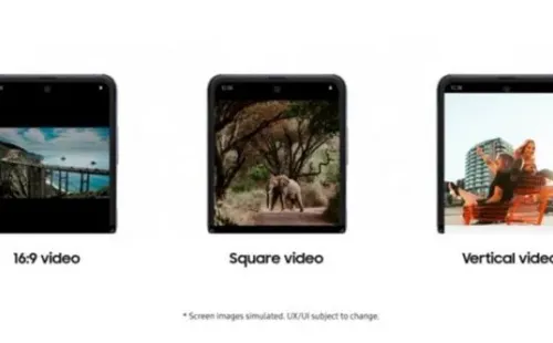 Da lo mismo el formato que uses en YouTube, el Samsung Galaxy Z Flip lo adapta.