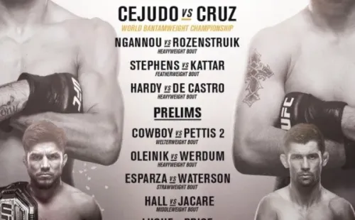 Esta es la tarjeta de peleas para este sábado, con Ferguson y Gaethje como el momento estelar de la UFC 249. (Foto: Twitter UFC)