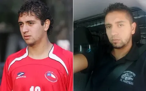 Arenas como jugador y ahora como repartidor. (FOTO: Emol)