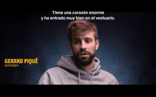 Piqué se deshace en elogios para Vidal en Netflix