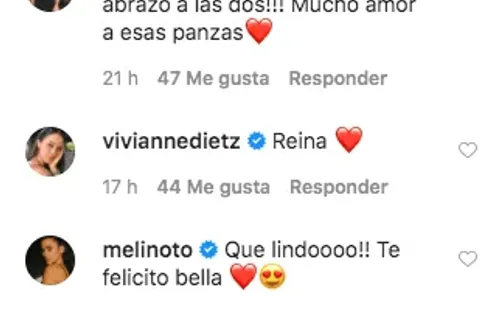 Otros de los mensajes que le enviaron a Catalina Castelblanco tras revelar la noticia.