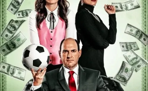El afiche de Amazon Prime Video para la serie “El Presidente”, sobre Sergio Jadue y la FIFA.