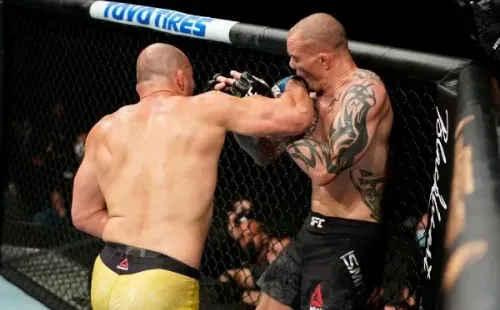 Glover Teixeira no le dio respiro a Anthony Smith en la estelar del UFC Jacksonville. Foto: Getty Images