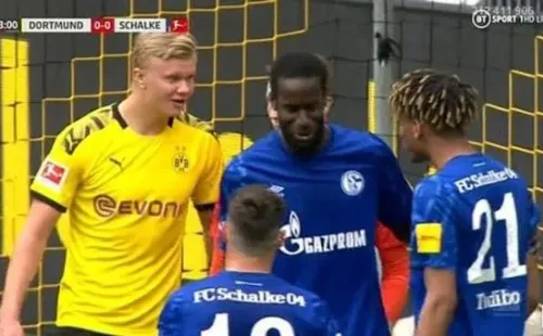 Haaland solo se ríe por los insultos que le dijo Todibo. Ahora ¿le entendió o solo se ríe para provocarlo aún más?