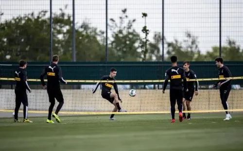 Los visitantes tienen el título como gran incentivo para volver con todo post cuarentena. (Foto: Twitter Borussia)