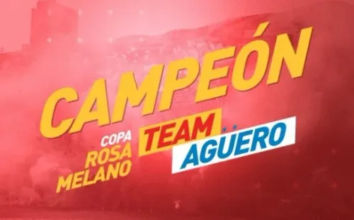 Kun Agüero campeón de la “Copa Rosa Melano”