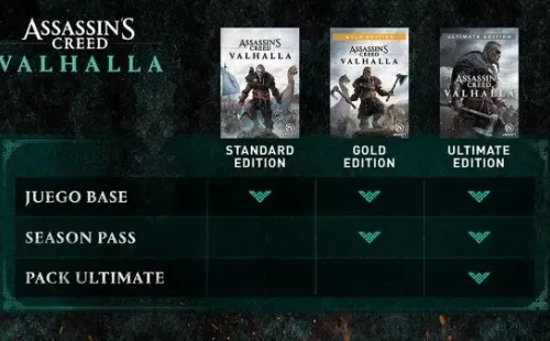 Ediciones de Assassin’s Creed Valhalla
