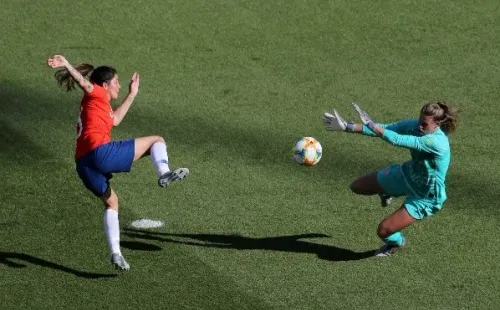 Carla Guerrero en el Mundial de Francia