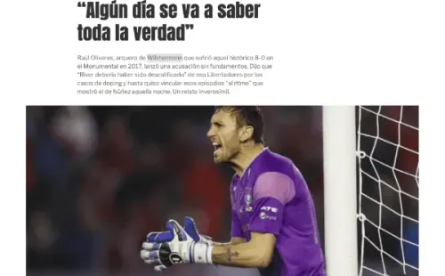 Diario Olé se fue con todo contra Raúl Olivares y sus dichos contra River Plate