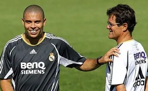 Ronaldo y Capello en Real Madrid.