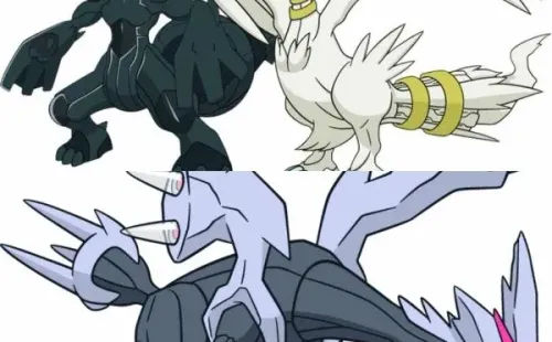 Reshiram, Zekrom, y Kyurem en Pokémon GO