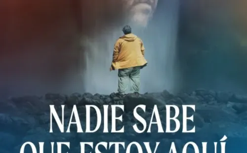 Afiche para “Nadie Sabe que Estoy Aquí”, la película chilena que estrenará Netflix próximamente.