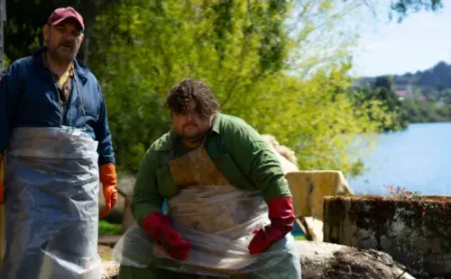 Jorge García comparte escenas con Luis Gnecco en “Nadie sabe que estoy aquí”, de Netflix”.