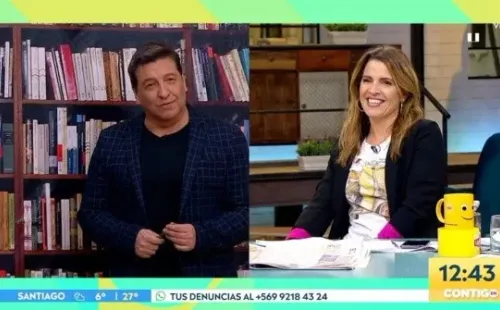 Julio César Rodríguez y Monserrat Álvarez estuvieron hasta ayer juntos en la conducción de “Contigo en la Mañana”.