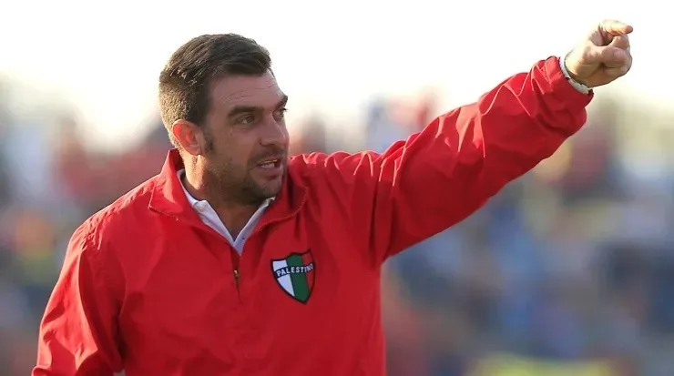 Pablo Guede dirigió a Germán Lanaro en Palestino entre 2014 y 2015