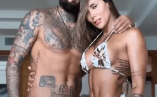 Arturo Vidal se exhibe permanentemente junto a su novia, Sonia Isaza