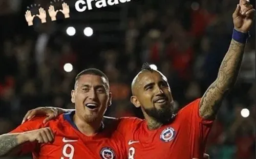 Saludo de Nico Castillo a Arturo Vidal por su cumpleaños