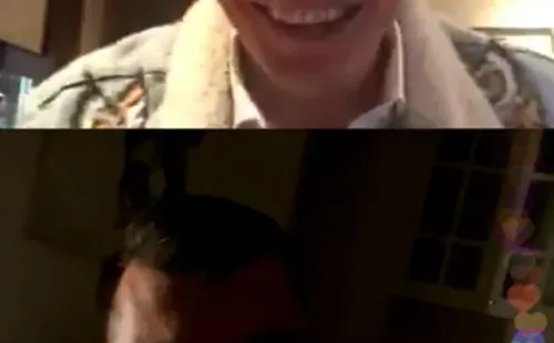 Gary Medel con Alfonso Parot