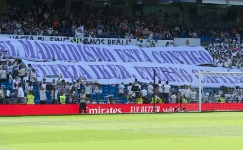 La hinchada del Madrid homenajea a Casillas (Getty Images)