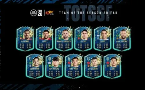 TOTSSF de la Liga de China en FIFA 20