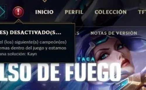 Kayn desactivado de LoL
