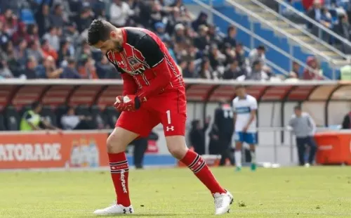 Agustín Orión en Colo Colo, clásico con Universidad Católica
