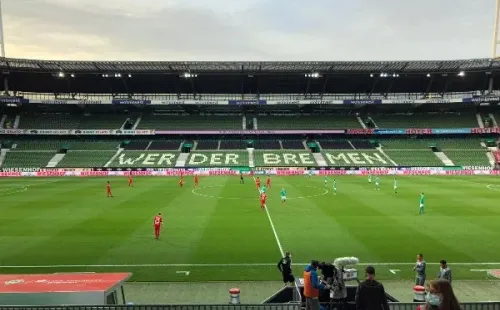 ElWeserstadion, estadio del Bremen, será el escenario para este compromiso, al igual como lo fue ne el regreso en la caída del local con el Bayer Leverkusen. (Foto: Getty)