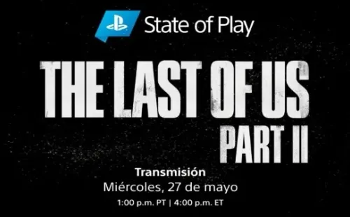 La transmisión será en el canal oficial de Twitch o YouTube de PlayStation.