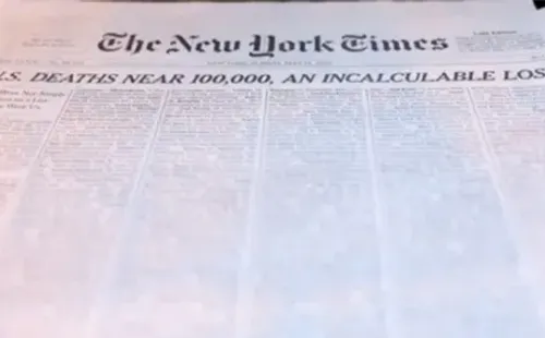 A comienzos de esta semana The New York Times impactó con esta portada.