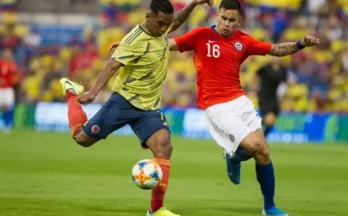 Sebastián Vegas jugó el amistoso ante Colombia en octubre del año pasado