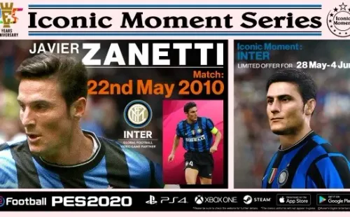 Zanetti Iconic Moment en PES 2020