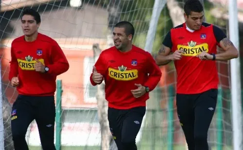 Miguel Ángel González y Bruno Romo en Colo Colo