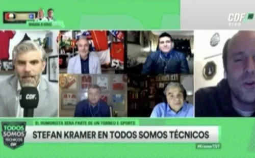 Stefan Kramer fue invitado al programa Todos Somos Técnicos del CDF para hablar sobre su participación en el Torneo eSports Celebrity que arrancará este viernes. (FOTO: Pantallazo)