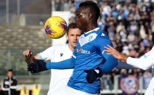 Mario Balotelli en el Brescia de Italia