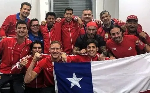 Exequiel Carvajal, conocido como ‘Yogurt de Mora’, ha sido durante años uno más del equipo chileno de Copa Davis. Foto: archivo