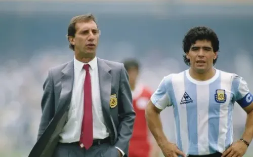 Carlos Salvador Bilardo y Diego Maradona