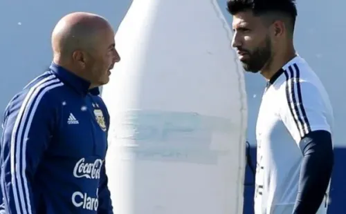 Jorge Sampaoli y Sergio Agüero compartieron camarín en la Selección de Argentina. (FOTO: Getty Images)