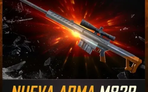 La M82B el nuevo potente Rifle de Francotirador que llega con esta actualización.