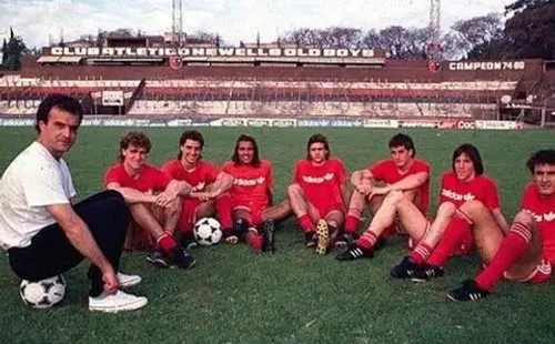Pochettino fue dirigido por Marcelo Bielsa en Newell’s Old Boys. En la foto también destaca Eduardo Berizzo