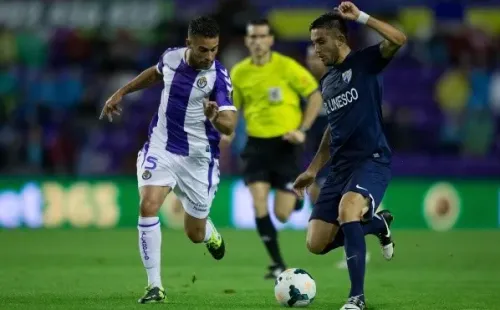 Morales jugó en el Málaga desde 2013 al 2014, marcando 4 goles en 24 partidos