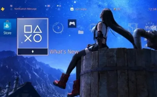 Tema de Tifa en PS4