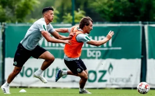 Los entrenamientos del Sporting de Lisboa se realizan con normalidad y todos están listos para este regreso del futbol portugés. (Foto: Twitter Sporting)