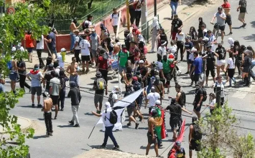 Los incidentes en La Florida en el Iquique-Calera que terminaron por suspender el fútbol en octubre tras el estallido social.