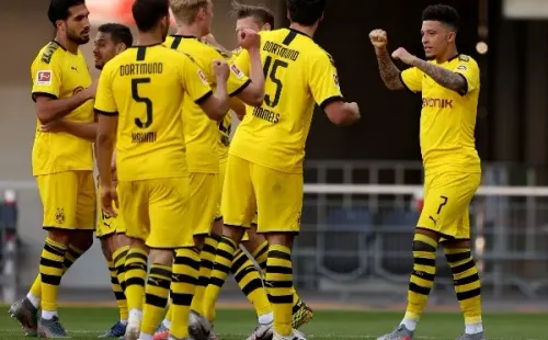 Sancho y el Borussia Dortmund en la Bundesliga.