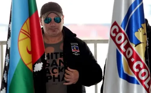 Marcelo Barticciotto en el Estadio Monumental (Agencia Uno)