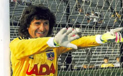 Daniel Morón impuso la popular camiseta amarilla de Colo Colo 91′. Foto: Archivo