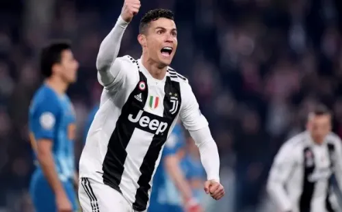 Cristiano Ronaldo celebrando en la Juventus (Getty Images)
