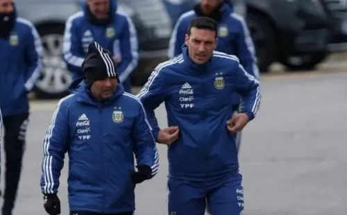 Scaloni fue ayudante de Sampaoli en Rusia 2018. Luego, se convirtió en el DT de la selección