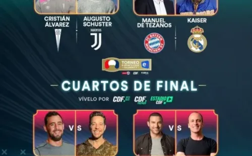 Estas son las cuatro parejas que buscarán seguir con vida en el torneo y soñar con ser campeón. (Foto: CDF)