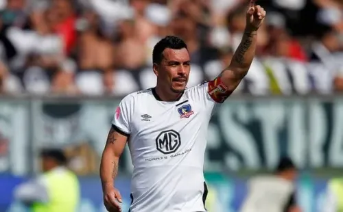 Esteban Paredes el día del gol del récord histórico (Agencia Uno)